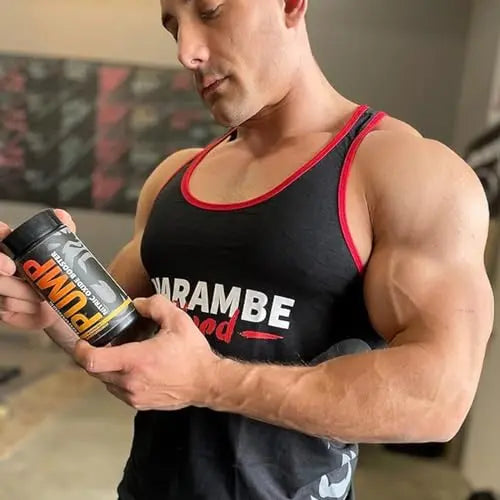 Harambe Pump - Nitric Oxide Supplement with Nitrosigine, S7, and BioPerine - Best Pre Harambe Blood Au supplements