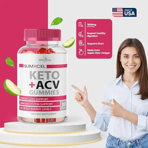 SlimXcel Keto ACV Gummies Weight Loss - 1500mg Once a Day, Strong Time Released Advanced Malibu Labs Au supplements