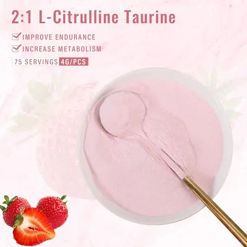 SEDDS Strawberry-Flavored L-Citrulline Taurine 2:1, L Citrulline Powder, Unflavored Vegan SEDDS Au supplements