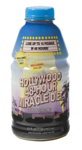 Hollywood Miracle Diet 48-Hour Diet, Natural Drink-Fruit Blend-32 oz Hollywood Miracle Diet Au supplements