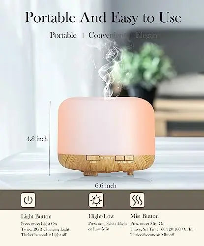 Aegci Aromatherapy Diffusers,300ml Air Humidifier with 7 Colors Light,Adjustable Brightness Aegci Au supplements