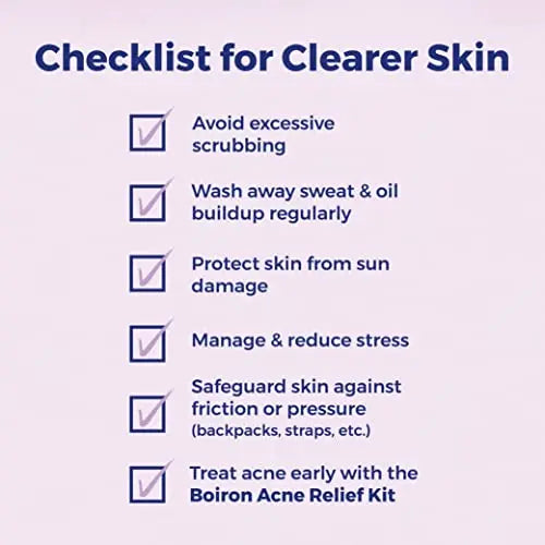 Boiron Acne Relief Kit for Blackheads, Oily Skins, Whiteheads on The Face and Body - 3 Count (240 Pellets) Boiron Au supplements