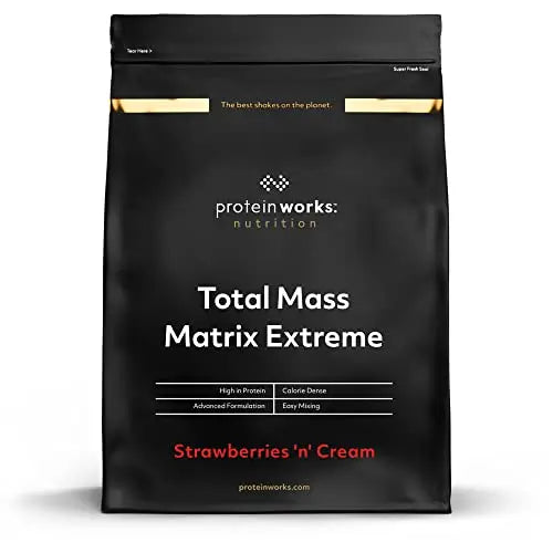 Protein Works - Total Mass Matrix Extreme Mass Gainer | High Calorie Protein Powder Protein Works Au supplements
