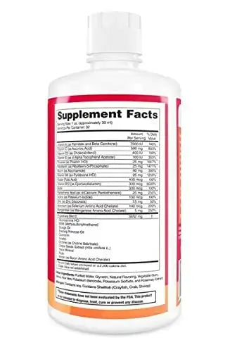 ENP Liquid Multi-Vitamin with Joint Support for Adults | Multivitamin for Women & Men | Plus Glucosamine with MSM | 32 oz | ENP Au supplements
