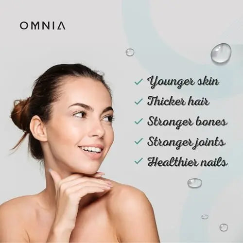 Omnia Marine Collagen Capsules 2400mg for Women & Men with Type I Collagen OMNIA Au supplements