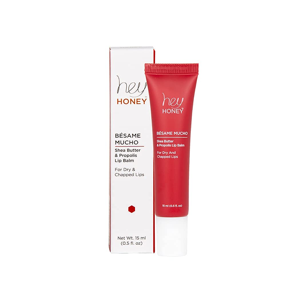 Hey Honey Skincare Bésame Mucho Shea Butter & Propolis Lip Balm | Intensive Hydration