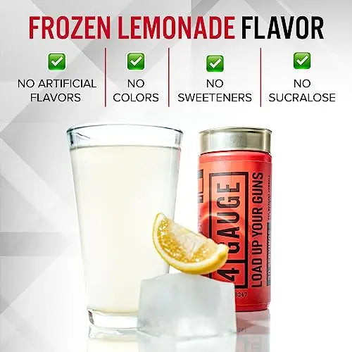 4 Gauge Natural Preworkout Without The Jitters | 30 Servings | Nitric Oxide Booster 4 Gauge Au supplements