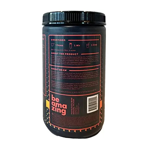 BEAM Pre-Workout Powder | Vegan Energy Booster Powdered Drink with All-Natural BEAM Au supplements