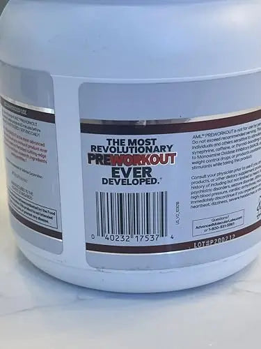 Advanced Molecular Labs - Pre Workout Powder, Increases Drive, Performance Enhancer AML ADVANCED MOLECULAR LABS Au supplements