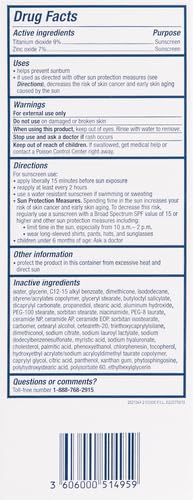 CeraVe 100% Mineral Sunscreen SPF 50, Face sunscreen With Zinc Oxide & Titanium Dioxid