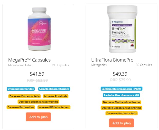 Biomesight Gut Microbiome Test Kit — US Lab, 1-2 Week Results — Personalized Food & Supplement Recommendations — 43 Gut Health Scores, Up to 3,000 Microbes — At-Home Gut Health Test Biomesight Au supplements
