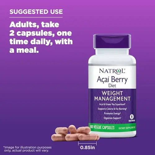 Natrol Acai Berry Diet, 60 Capsules Natrol Au supplements