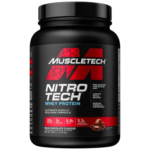 MuscleTech NitroTech Whey Protein Powder, Muscle Maintenance & Growth, Whey Isolate Protein Muscletech Au supplements
