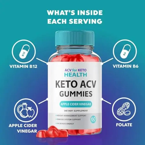 (3 Pack) ACV for Keto Health - Premium Apple Cider Vinegar Gummies – Natural Detox Hidden Elixir Au supplements