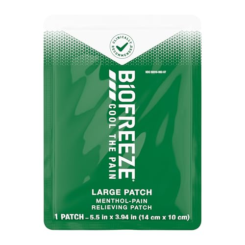Biofreeze Menthol Pain Relieving Patches (5 Patches Per Box) Up To 8 Hours Of Pain Relief From Sore Muscles, Arthritis, Backaches, Spains, Bruises, Strains And Joint Pain (Package May Vary) Biofreeze Au supplements