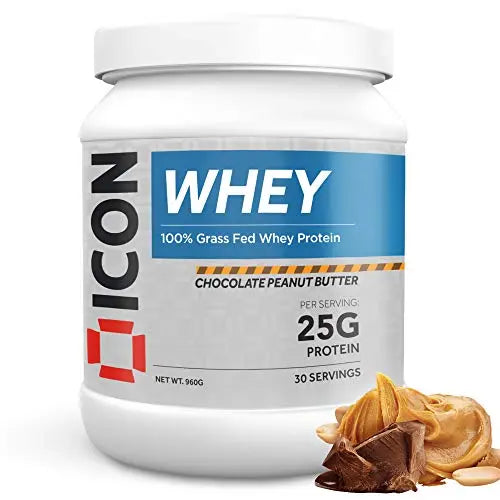 ICON Nutrition Whey Protein Powder 960g, 30 Servings - Chocolate Peanut Butter ICON Nutrition Au supplements