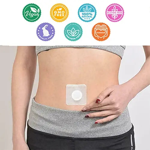 Wormwood Belly Patch,30Pcs Mugwort Abdomen Navel Patch and 30Pcs Moxibustion Patch BEANGG Au supplements