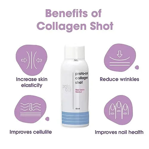 Proto-col, Women’s Liquid Collagen Drink, 10 Shots of Type 1 and 3 Collagen for Body Proto-Col Au supplements