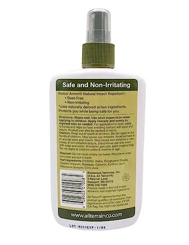 All Terrain Herbal Armor Natural Insect Repellent, DEET-FREE Pump Spray All Terrain Au supplements