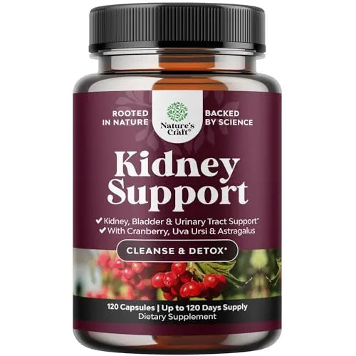 Kidney Support Cranberry Supplement for Women and Men - High Strength Kidney Natures Craft Au supplements