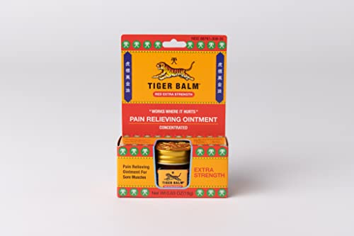 Tiger Balm Pain Relieving Ointment, Extra Strength, 0.63 Ounces (Pack of 3) Tiger Balm Au supplements