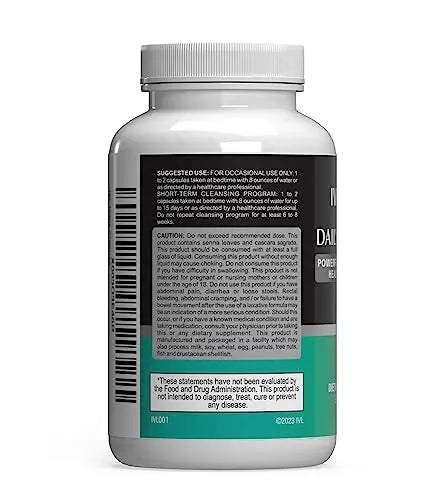IVL - Daily Cleanse Herbal Colon Health Formula - Detoxification, Probiotic, Digestive Support IVL Au supplements
