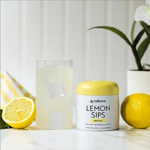 Dr. Kellyann Lemon Sips - Diet Citrus Drink Mix - Rehydrate, Detox, Revitalize - Sugar Free Dr. Kellyann Au supplements