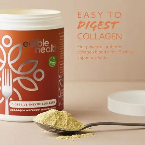 High Protein Edible Health Digestive Enzyme Protein Powder, Regenerative Collagen Supplements Edible Health Au supplements