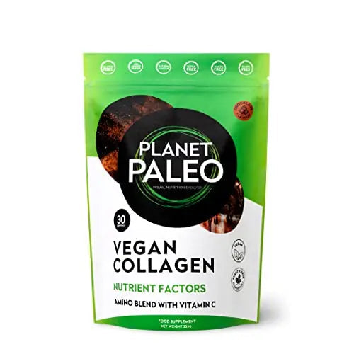 Planet Paleo Vegan Collagen (Chocolate, 255g) - Vegan Collagen Powder - High Protein Planet Paleo Au supplements