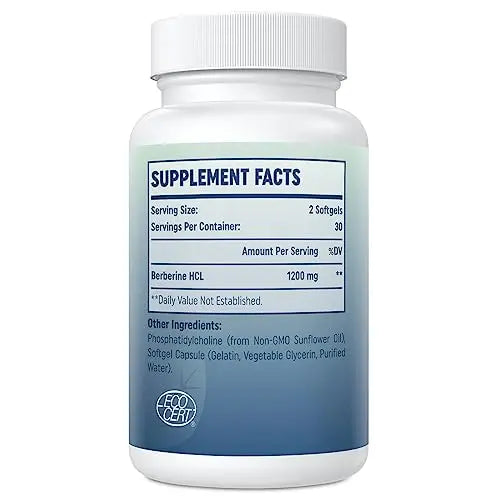 Sahha Advanced Liposomal Berberine 1200mg - Maximized Absorption for Optimal Results Sahha Au supplements