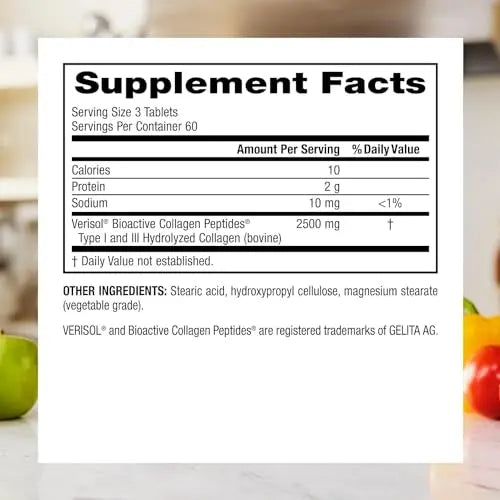 Webber Naturals Collagen30® Bioactive Collagen Peptides 2500 mg 180 Tablets Webber Naturals Au supplements