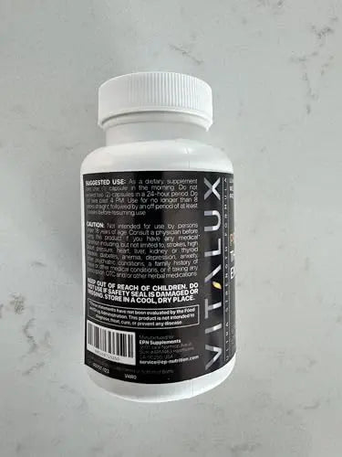 VITALUX || Premium Thermogenic Energy Burn || Metabolism Support, Boost Energy Levels EPN Supplements Au supplements