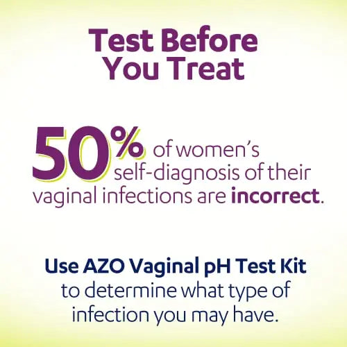 AZO Vaginal pH Test Kit, Clinically-Tested Vaginal Infection Test Kit, Fast & Accurate Results AZO Au supplements