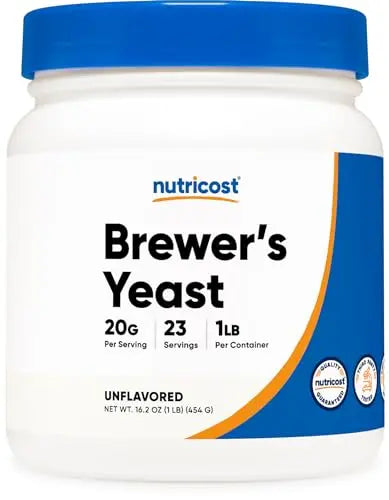 Nutricost Brewers Yeast Powder 1LB (16oz) - Non-GMO, Vegetarian Friendly Nutricost Au supplements