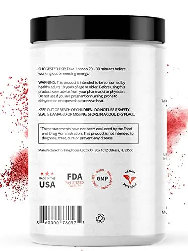 F'ing Workout - Explosive Pre-Workout Supplement (Sour Peach Rings) F'ing Au supplements