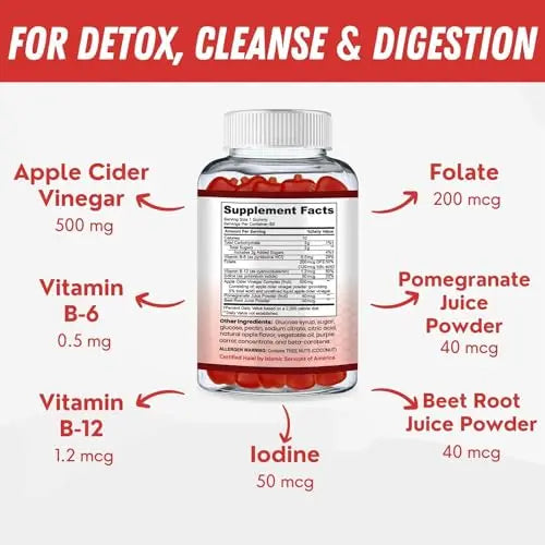 SHIFAA NUTRITION Halal Apple Cider Vinegar Gummies. Cleanse & Detox ACV Gummies SHIFAA NUTRITION Au supplements