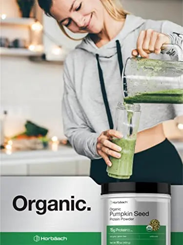 Pumpkin Seed Protein Powder Organic | 16 oz | Vegetarian, Gluten Free, and Non-GMO Horbäach Au supplements