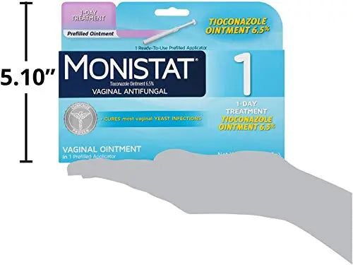 Monistat 1-Day Yeast Infection Treatment, Prefilled Applicator, 1 ea Monistat Au supplements
