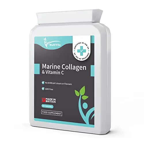 Marine Collagen Capsules - 1200mg Daily Serving Multivita Au supplements