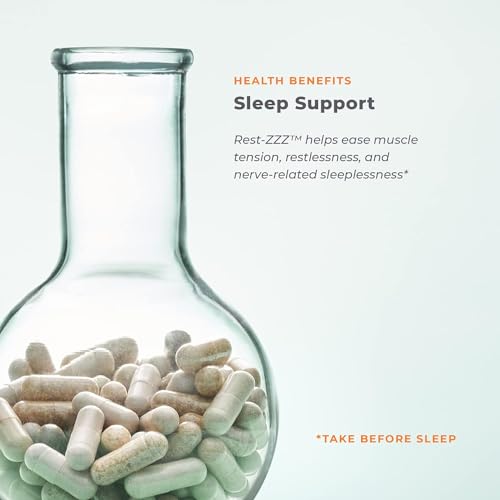 Rest-ZZZ - Powerful Sleep Support Supplement - Fall Asleep & Stay Asleep - Calms Nervous System LifeSeasons Au supplements