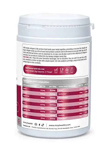 Mr.P Health Pure Collagen Peptides 400g Types I III Food Supplement Unflavoured Powder MR.P Health Au supplements