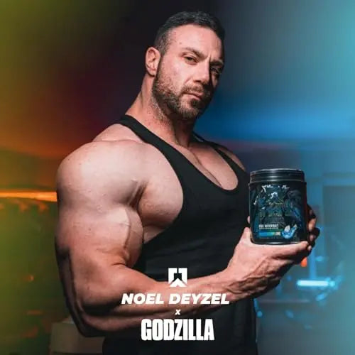 Ryse Noel Deyzel x Godzilla Pre Workout | Intense Pumps, Energy, & Focus | Citrulline & Beta RYSE Up Supplements Au supplements