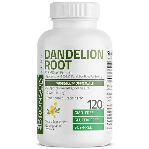 Bronson Dandelion Root High Potency Supplement, Supports Overall Good Health & Well Bronson Au supplements