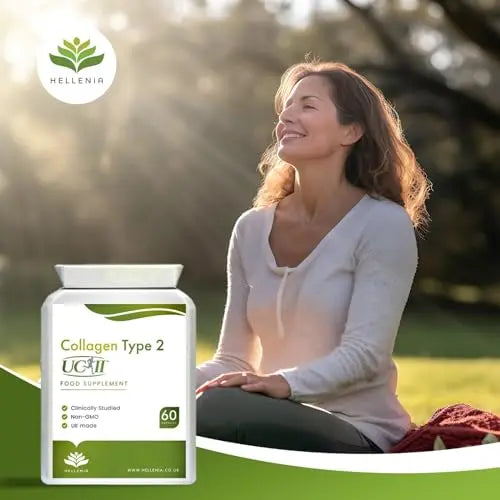 UC-II® Collagen Type 2-40mg - 60 Capsules | Joint Support | Manufactured in The UK Hellenia Au supplements