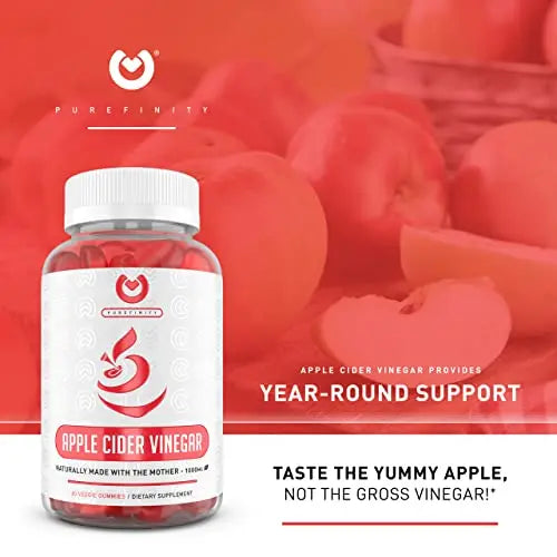 PUREFINITY Apple Cider Vinegar Gummies – Raw, Natural, Unfiltered ACV from The Mother PUREFINITY Au supplements