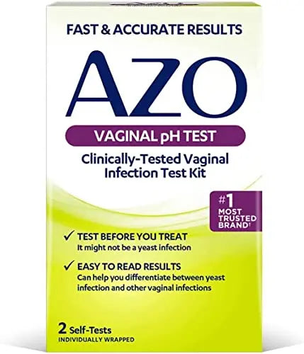 AZO Vaginal pH Test Kit, Clinically-Tested Vaginal Infection Test Kit, Fast & Accurate Results AZO Au supplements