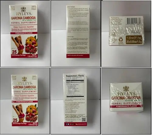 Hyleys Tea Garcinia Cambogia Green Tea with Pomegranate Flavor - 25 Tea Bags Hyleys Tea Au supplements