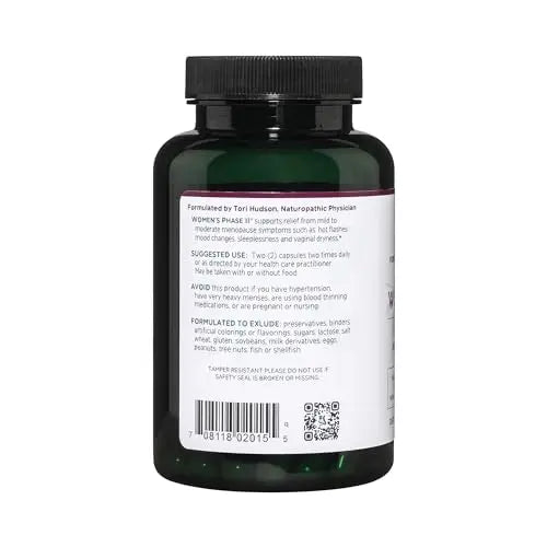 Vitanica Women's Phase II, Menopause Support, Vegan, 90 Capsules Vitanica Au supplements