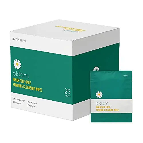 Oldam Feminine Flushable Wipes: 100% Vegan, pH-Balanced, Moisturizers & Essential Oils, Sensitive Skin Oldam Au supplements